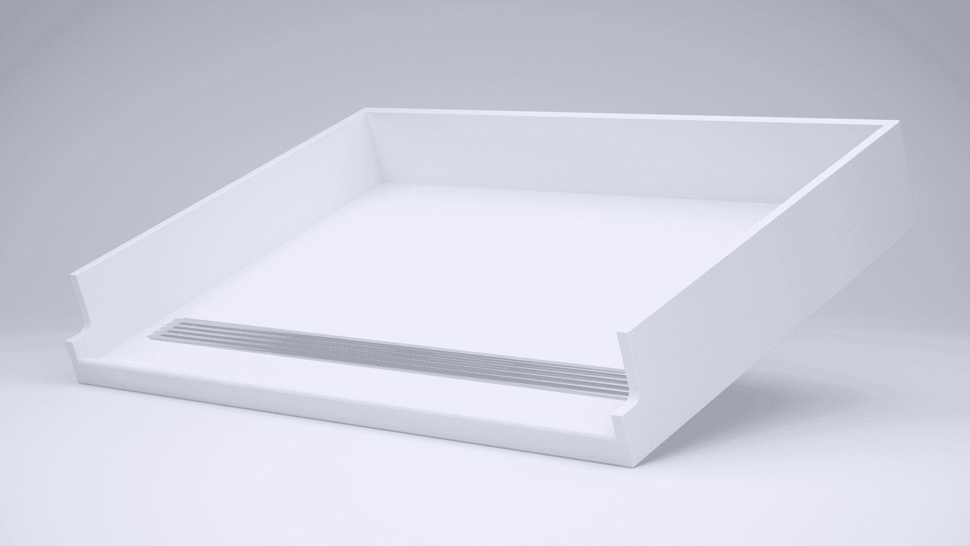 Three Wall Shower Base - Premium Corian Solid Surface